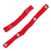 Sandals for for with cherry blossom embroidery and heel for girls [Kyoetsu] Shichigosan, 3-year-olds, fasteners, (11-A red)