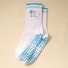 Cotton Pilates Socks Breathable Cherry Embroidery Socks New Yoga Socks