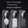 For Huawei Honor Magic 7 Pro Case Transparent Magnetic Wireless Charging Stand Protective Back Cover Case For Magic 7pro Shell