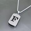 Simple Titanium Steel 26-Letter Necklace for Men and Women - Trendy Minimalist Design