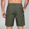 Men's Casual Drawstring Waist Lightweight Stretch Athletic Shorts with Zip Pockets Comfortable Fit Breathable Fabric