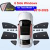 For Tesla Model Y Juniper 2026 2025 2024 Thick Sunshade Side Window Sun Shade Front Windshield Blind Shading UV Protection Cover