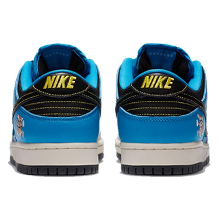Instant Skateboards X Nike Dunk Low Pro SB QS Unisex Sneakers Blue Blue-Hero Pale-Ivory CZ5128-400
