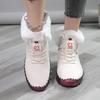 Women's Snow Boot Fashion Hand Sewing Ankle Boots for Women Warm Short Leather Boots Women Waterproof Cotton Shoes Botas Mujer