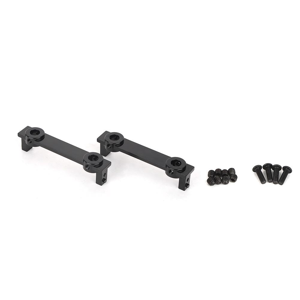 Front Rear Bumper Mount Anti Collision Plate Fixed Fits for RGT 1 10 Rock Cruiser EX86100 RC Buggy Truck(Black R86019BL