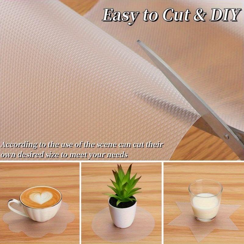 Floral Pattern Waterproof Non-Slip Shelf Liner for Kitchen Cabinets and Tables