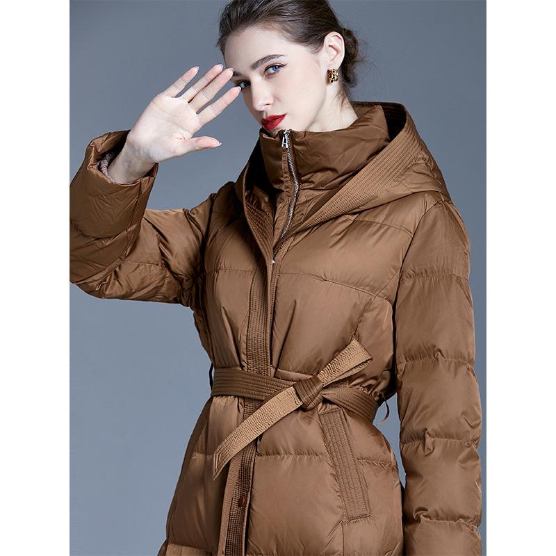 Winter New Down Jacket Women's Long Over-Knee Bread Jacket Temperament Fashion Loose Jacket