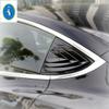Rear Louver Shutter Spoiler C Column Triangle Wing Window Protect Cover Trim For Tesla Model 3 2018 -  Accessories Exterior