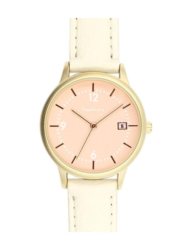 

Fragola Plus Antibacterial Strap Watch IV Ivory [Follow] E04220A-1 Women s