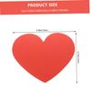SAFIGLE Heart-Shaped Greeting Cards, 40-Piece Set, 5.9x4.7 Inch, Cardstock Valentine Message Cards, Blank Heart Paper Cutouts, DIY Crafts, Perfect for