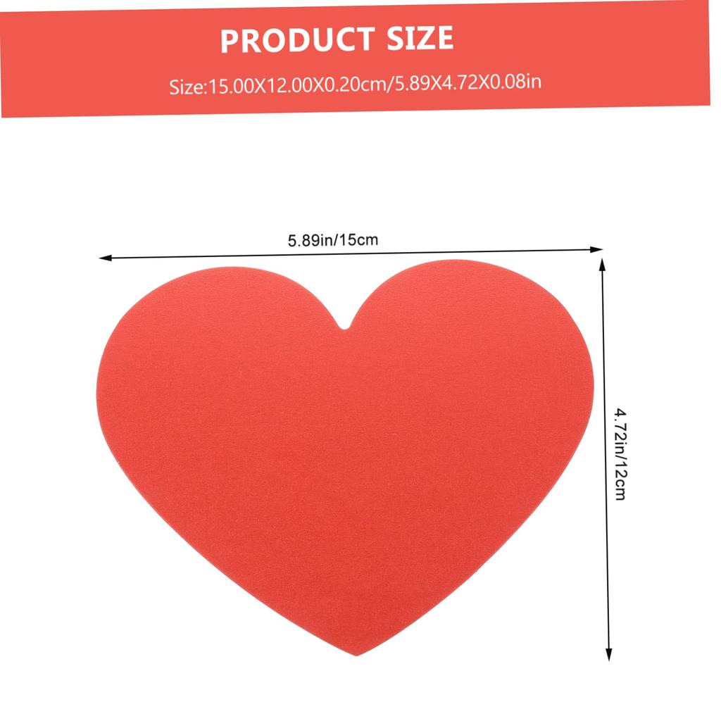 SAFIGLE Heart-Shaped Greeting Cards, 40-Piece Set, 5.9x4.7 Inch, Cardstock Valentine Message Cards, Blank Heart Paper Cutouts, DIY Crafts, Perfect for