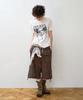 THEVINYLHOUSE Pantaloncini Cargo a Quadri Stratificati Marrone