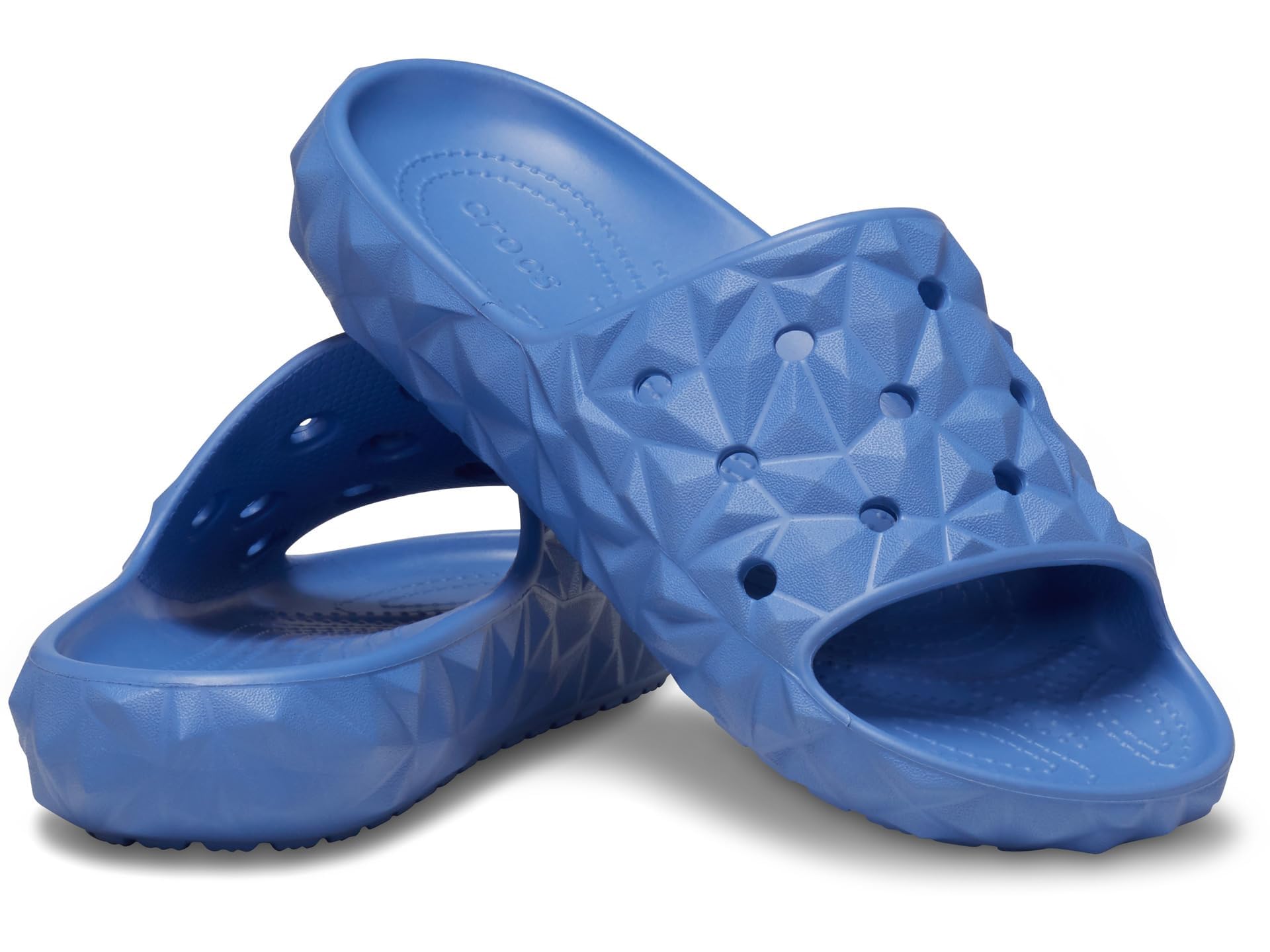 Classic Geometric Slide Elemental 21cm [Crocs] Sandals, Blue,