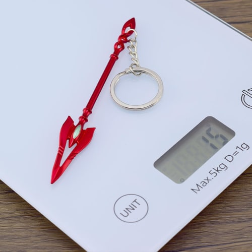 QQLADY Neon Genesis Evangelion Spear of Longinus and Spear of Gaius Keychains, Set of 2, Alloy, Anime, Movie, Game, Cute, Unofficial, Fan Gift, Anti-L