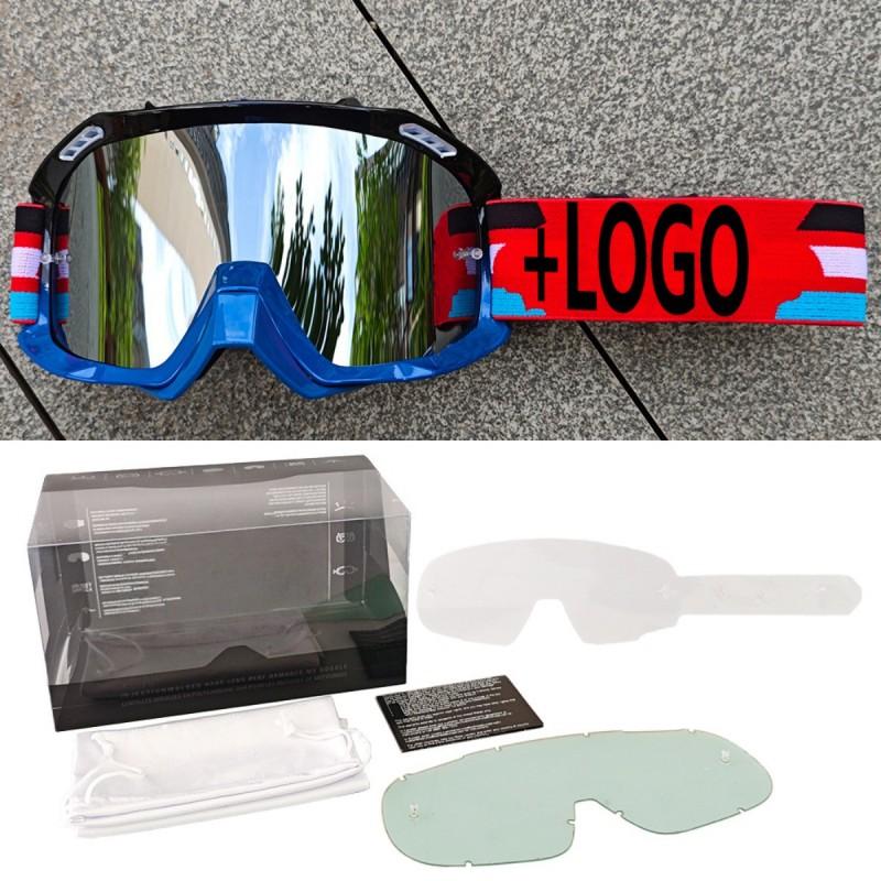 Outdoor Cycling Goggles Mountain Bike Dirt ATV Snowboarding Windproof Sport Sunglasses With Interchangeable Lenses