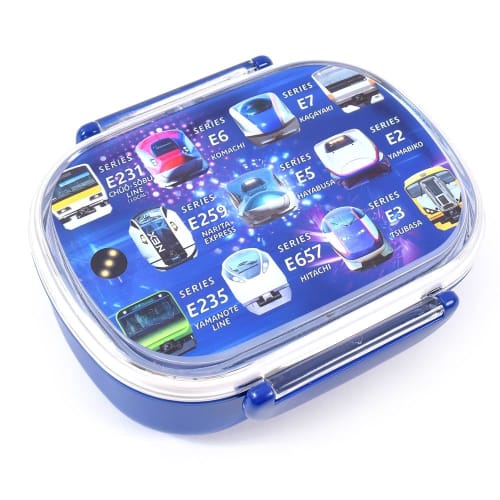 COLORFUL CANDY STYLE Children's Bento Box, Train Face Collection (Licensed by JR East Japan) for Boys, Made in Japan, N5803300