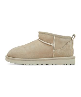 Ugg Suede Leather Mini Boots (Classic Ultra Mini) W - Sand / 1116109San