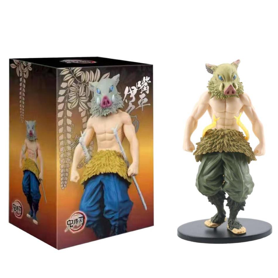 Anime 16CM Demon Slayer Kimetsu No Yaiba Figure Kamado Tanjirou Action Figure Agatsuma Zenitsu Nezuko Warrior PVC Model Toys