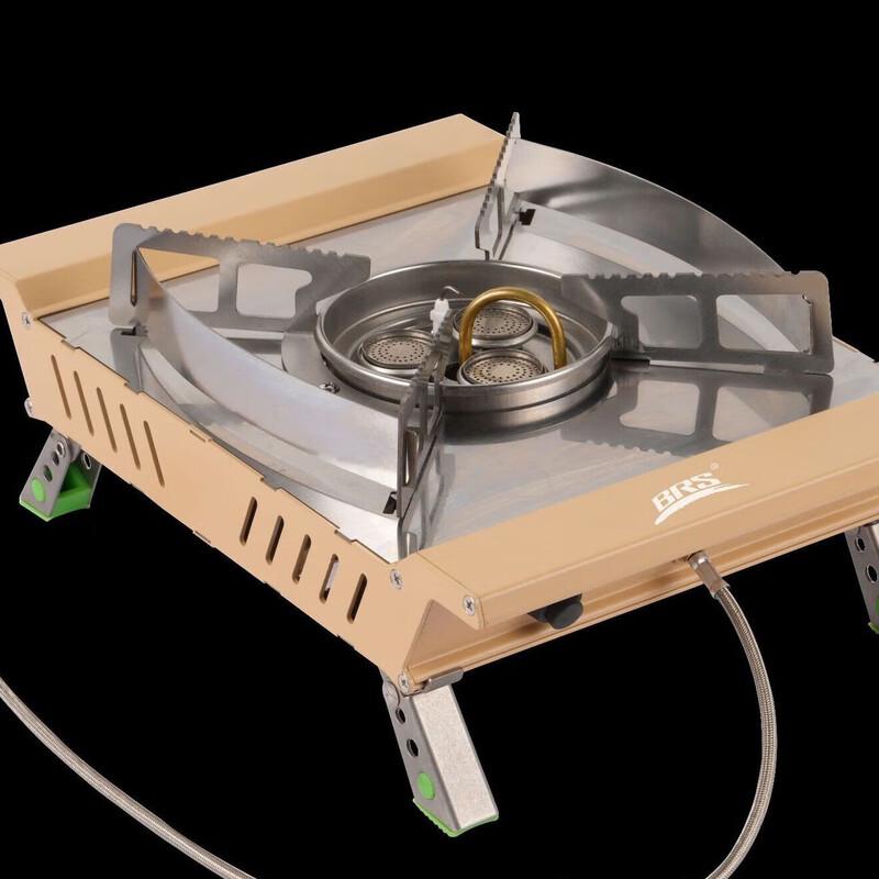 Portable Outdoor Camping Fire Pit Table with Stove