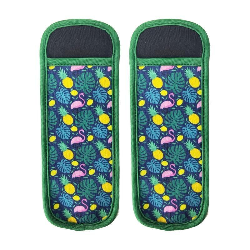 Unique Print Ice Bags for Kids Comfortable Ice Guard Easy to Use Popsicles Holder Bags Ice Lollies Sleeves