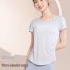Women's Quick-Dry Yoga Running T-Shirt - Loose Fit, Short Sleeve, Lightweight Summer Cover-Up