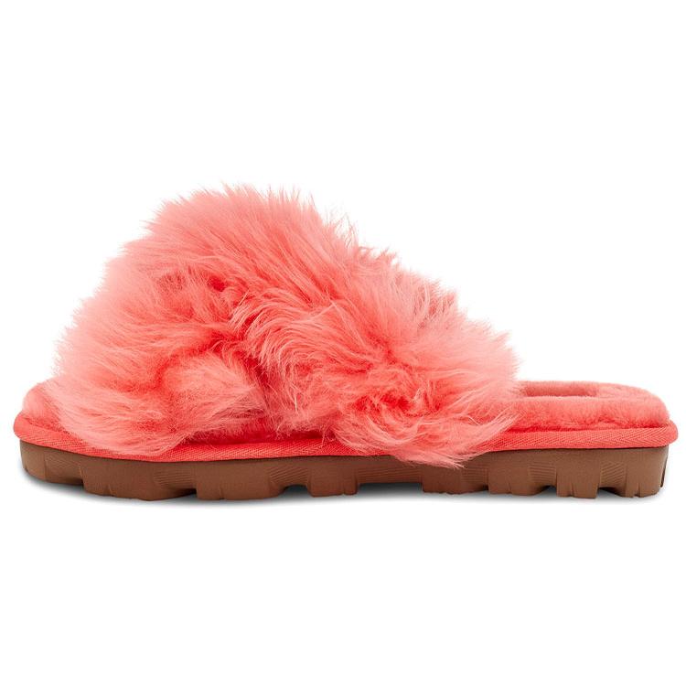 

UGG Fuzzalicious Slipper Coral Red Women s 1108917-PCRL 38