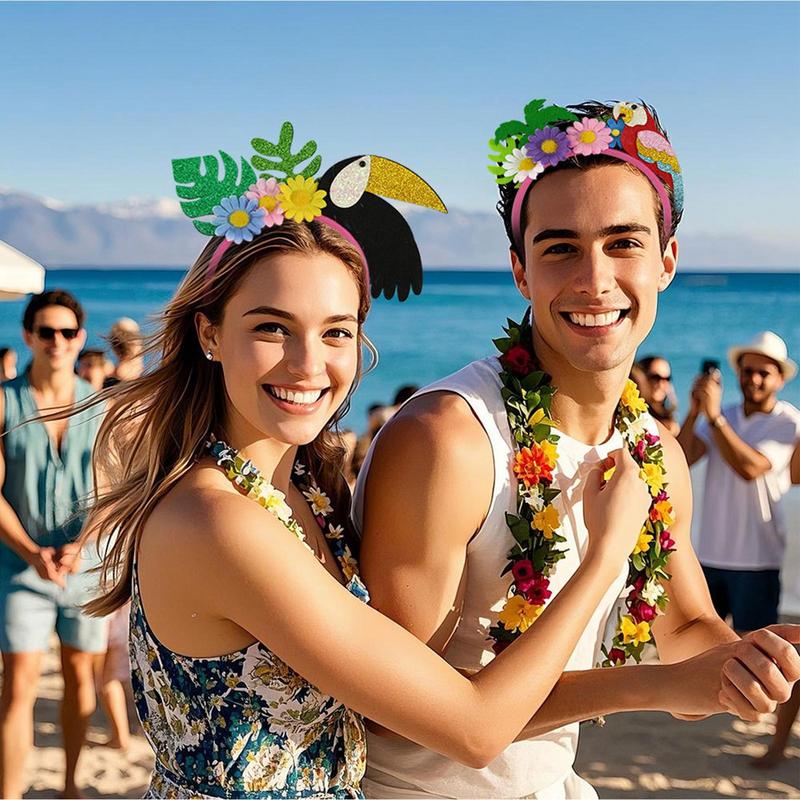 

Гавайская Цветочная Повязка на Голову Головной Убор Ободок для Волос Для Пляжа Набор из 8 Штук Пляжная Вечеринка Ободок для Волос Для Детей Взрослых Карнавал Маскарад Цветочный China Mainland