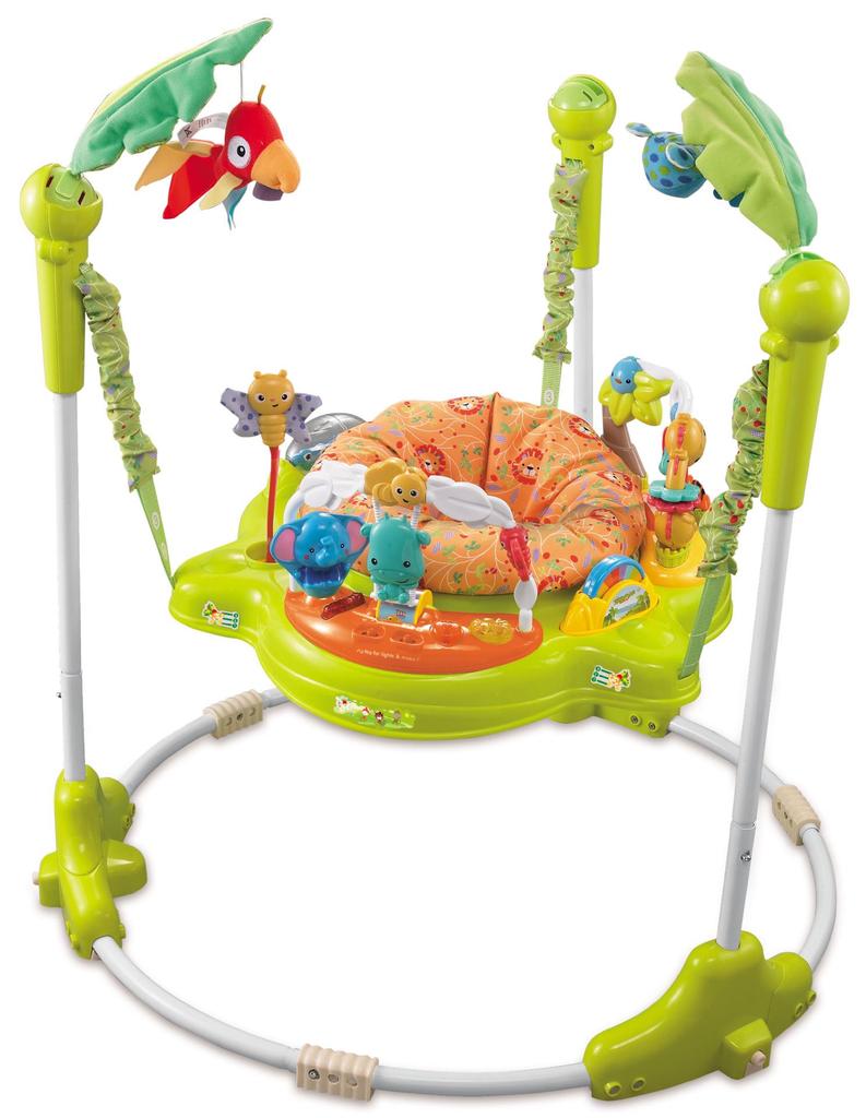 Rainforest Baby Jumper & Swing: Fitness Bouncer for Ages 0-3