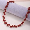 Natural Crystal Lucky Amethyst Clavicle Necklace French Minimalist Crystal Necklace