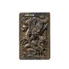 Bodhisattva Chess Agarwood Wood Carving: Dragon Soaring Pendant - Chinese Style Handheld Wooden Necklace.