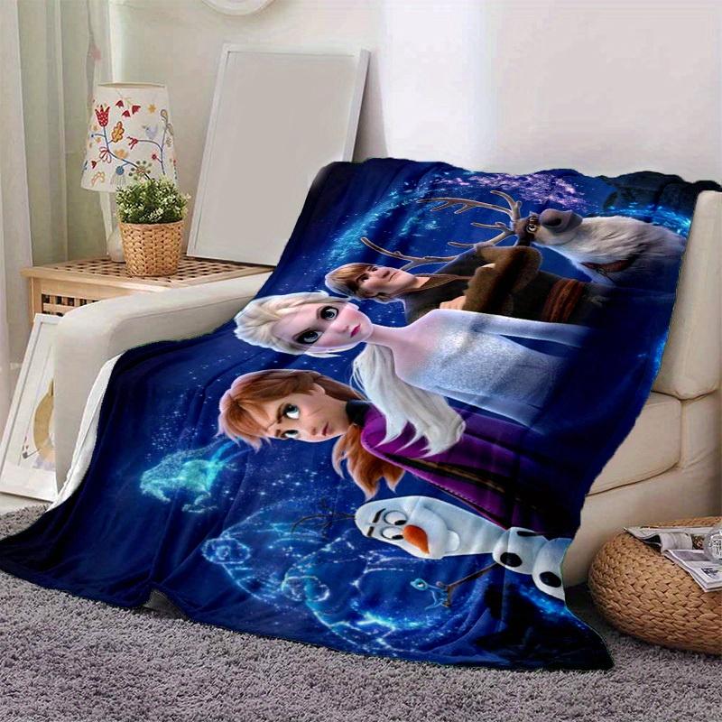 

1pc. Disney Frozen Elsa Anna Olaf Ragnnok Outdoor Blanket for Kids Adults Home Office Travel Gift 130x150cm