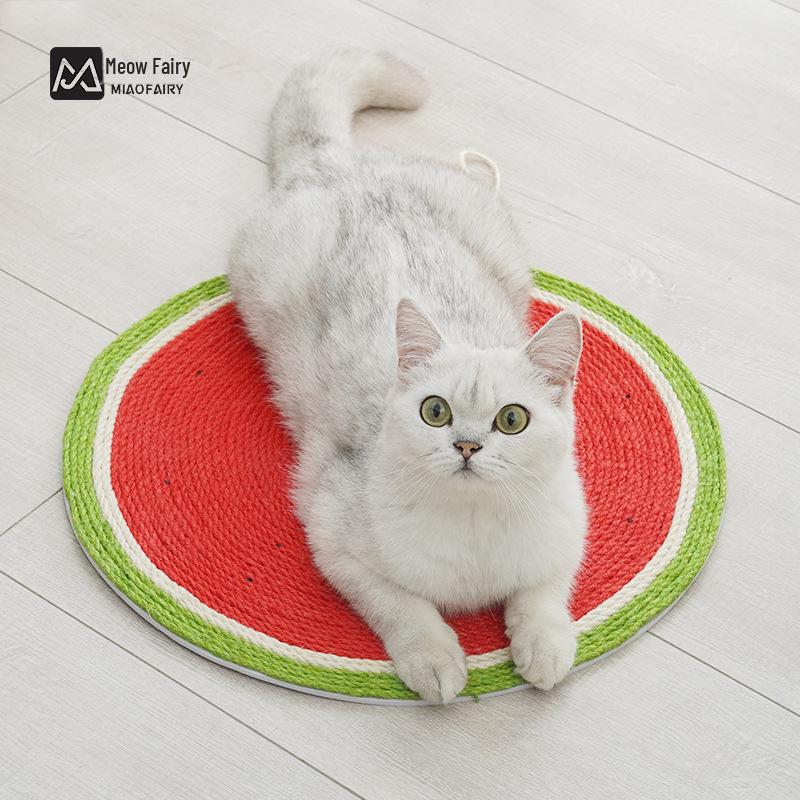 

Набор игрушек для кошек Meowxianer с арбузной доской и ковриком из конопли
