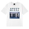 2025 Korea Kpop ATEEZ Group Graphic T Shirts Men Women Fashion Y2k Short Sleeve Tshirt Unisex Oversized Fashion Cotton Clothing