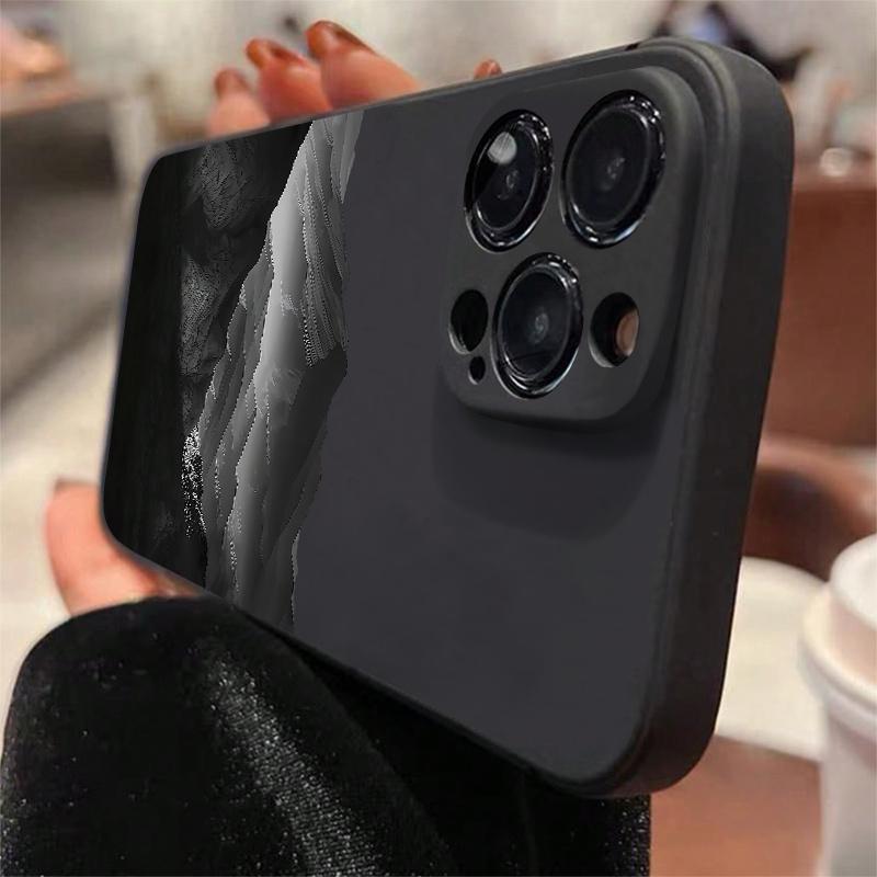 Colorful Mountain View Printed Phone Case Suitable for iPhone 17 16 15 14 13 12 11 Pro/Max/Plus Anti Drop and Shockproof