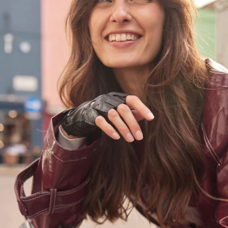 DENTS Paris Women's Driving Gloves - Dove Grey