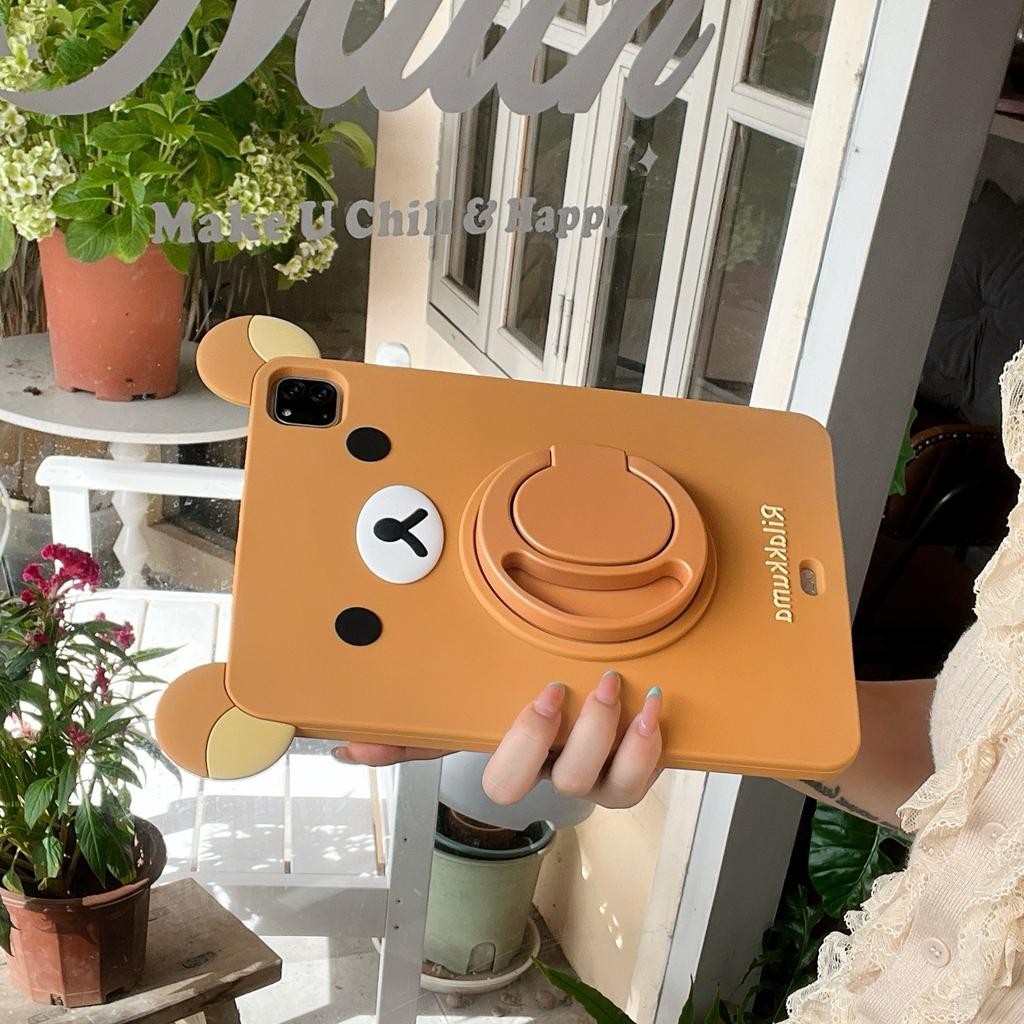 Easy bear bracket for ipad11 protective case silicone 10.2 inch apple tablet air5/6