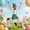 Patrick's Celebration Accessory Set Fabric Items Costume Outfit For Festive Costuming In Parties And Gatherings
