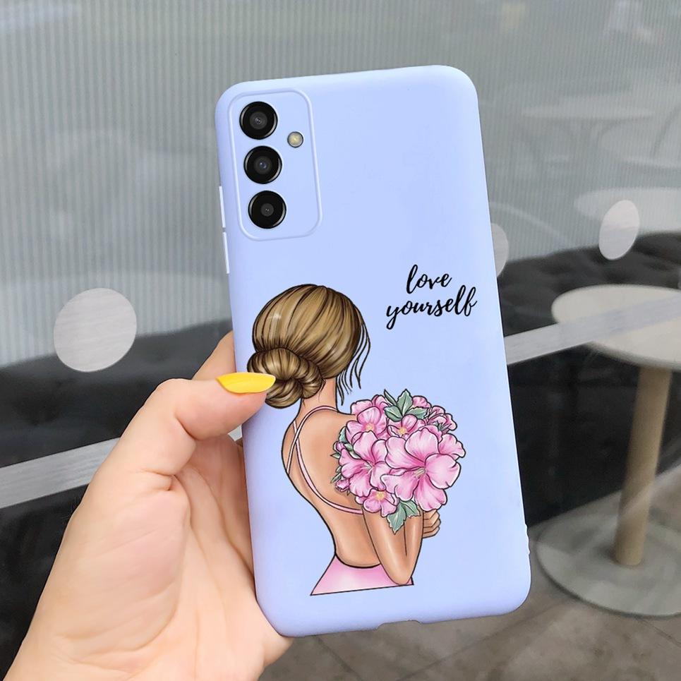 For Cover Samsung Galaxy A04s SM-A047F Bumper Fundas Milk Cow Butterfly Phone Case Soft Back Cover For Samsung A04s Bumper Capa