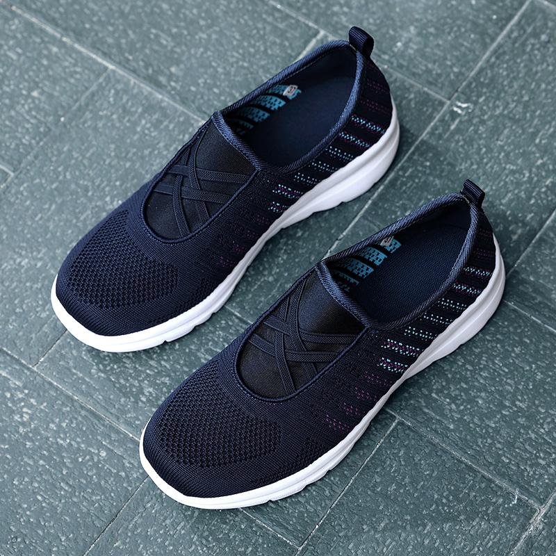2025 Summer New Women Sneakers Mesh Breathable Non Slip Casual Lace Up Sneakers Women's Outdoor Trendy Tennis Flat Shoes