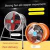 Strong Industrial Ventilator High-Power Pipe Exhaust Fan For Home Kitchen Oil Smoke Exhaust Cylinder Ventilating Fan Post Type