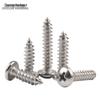 Zhuozan 304 Stainless Steel Round Pan Head Phillips Self-Tapping Wood Screws