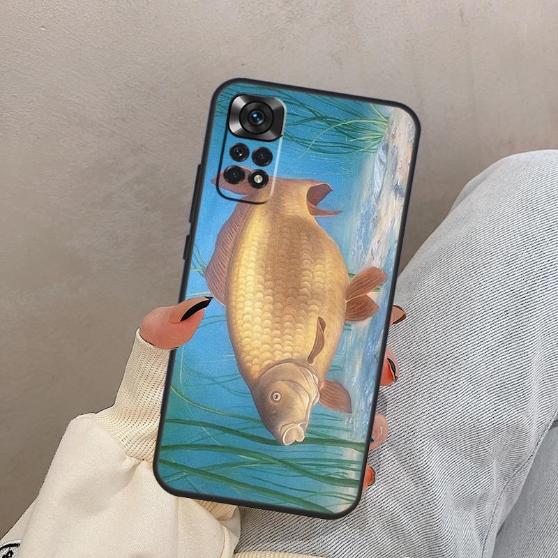 

CARP FISHING FISH For Xiaomi Redmi Note 14 10 11 12 13 15 Pro Plus Case Cover For Redmi 15 15C 14C 10C 12C 13C Redmi Note 15 Pro 5G