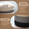 Sea Team Cotton Rope Laundry and Storage Basket, 100 L