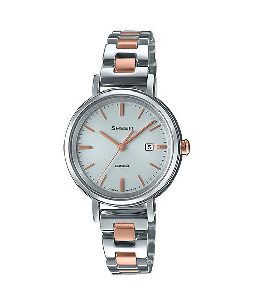 

Casio Men s Stainless Steel 50M Water Resistant Analog Quartz Watch SHS-D300SG-7A белый