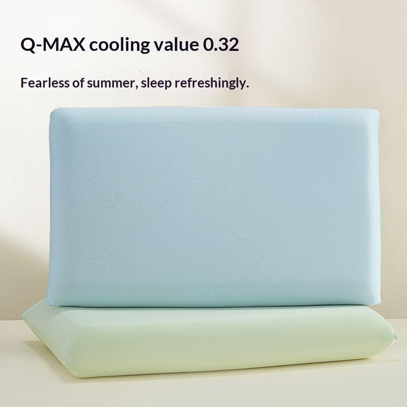 Summer Cooling Ice Silk Pillowcase Washable Breathable Air Conditioning Pillow Cover for Home Hotel Bedding Decor