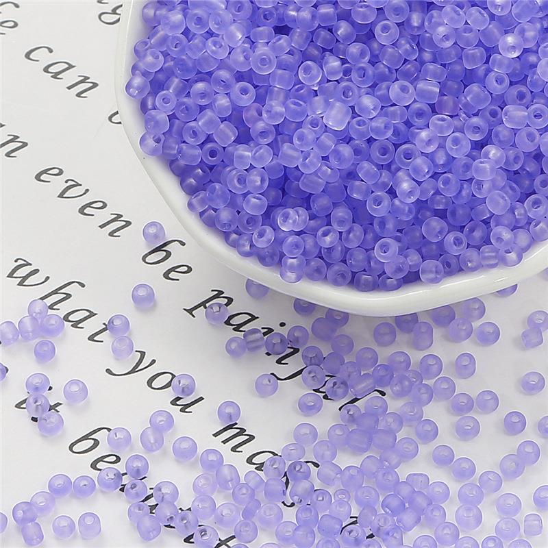 Frosted Transparent Rice Beads for DIY Bracelets, Necklaces, Hairpins, Tassels