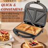 Electric Sandwich Maker & Contact Grill for , Grilled Sandwiches & Breakfast, Indoor E