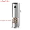 Electric Pepper Salt Grinder With Rechargeable Battery For Home Kitchen Gift