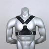 Adult men's bar erotic body restraints leather shoulder straps alternative tough guy performance SM props sexy bra