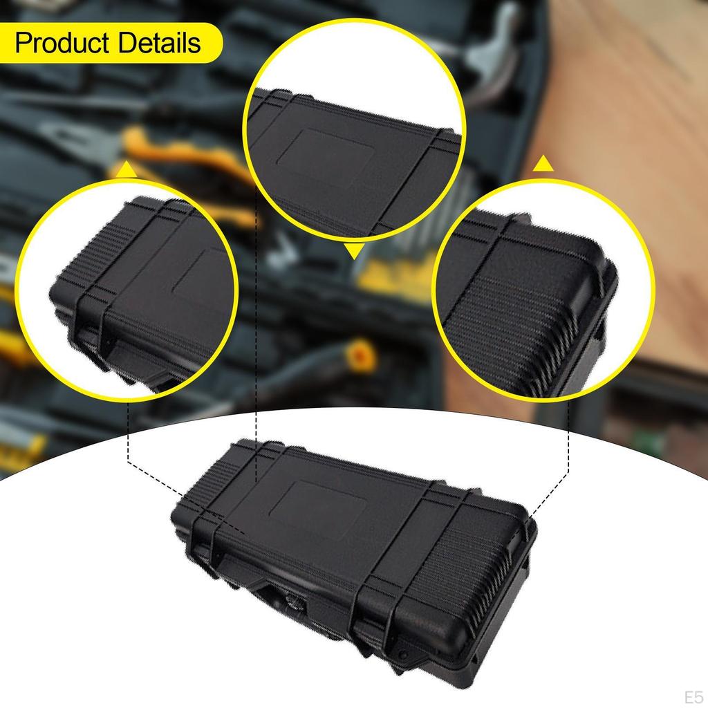 Portable Tool Box Lightweight Dustproof Protection Hard Case for Home Garage S
